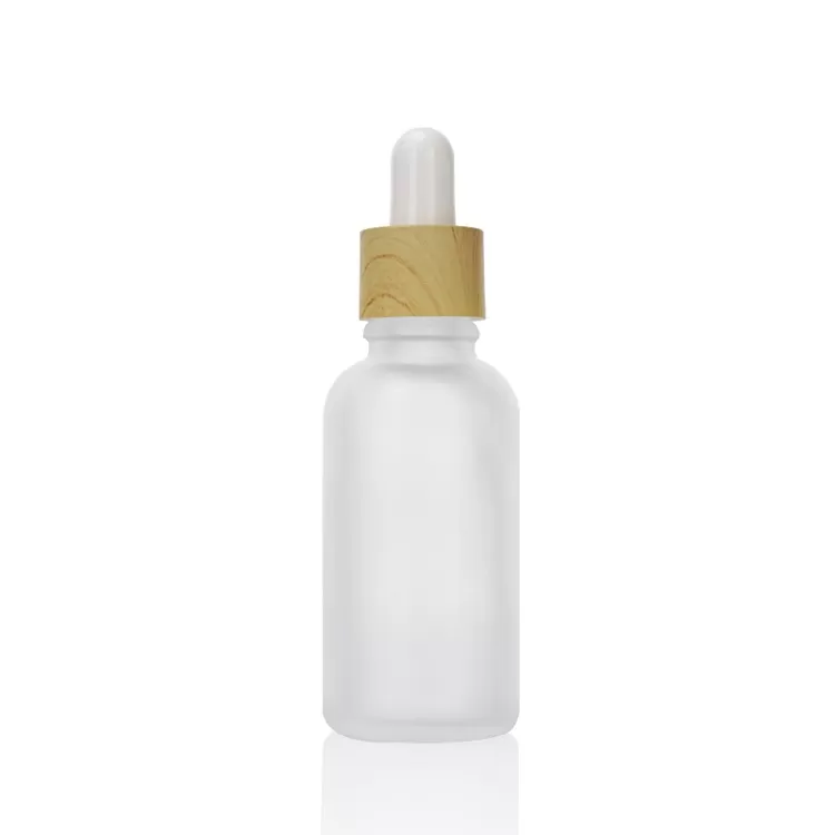 Clear Matt 50ml Essential Oil Glass Bottle