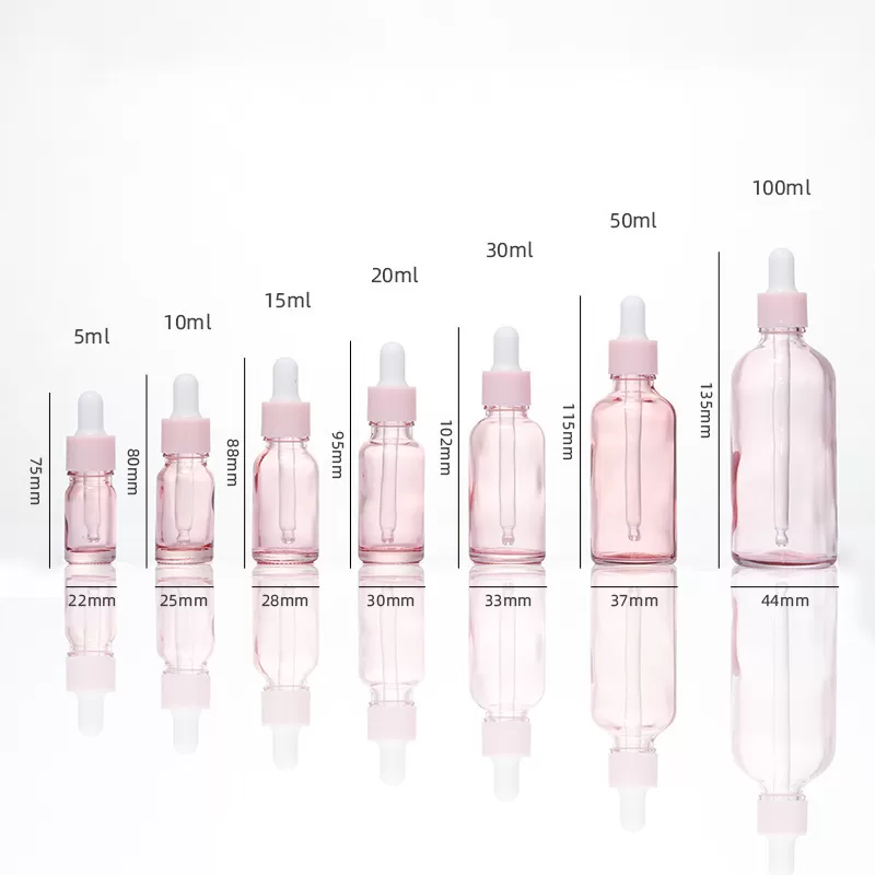 15ml Pink Color Dropper Glass Bottle | Glint Featured Image