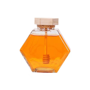 100ml Hexagon Storage Jar Honey Candy Jar