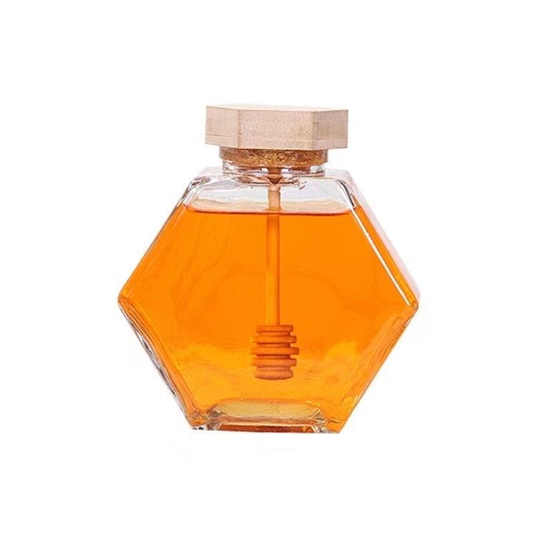 Glass Honey Jar