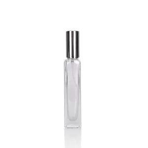 15ml Sliver Cap Refillable Glass Perfume Bottle