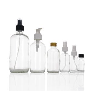 120ml Clear Glass Boston Bottle Liquid Sub-bottling