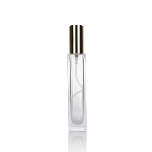 Square Shape Screw Neck 50ml Perfume Glass Bottle