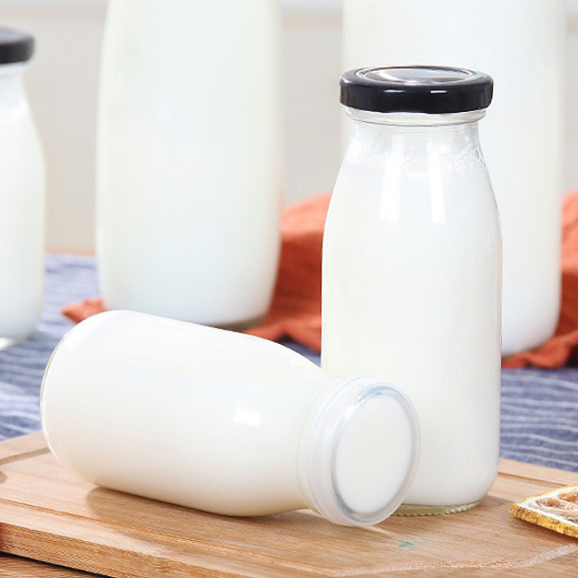 Glass Milk Bottle