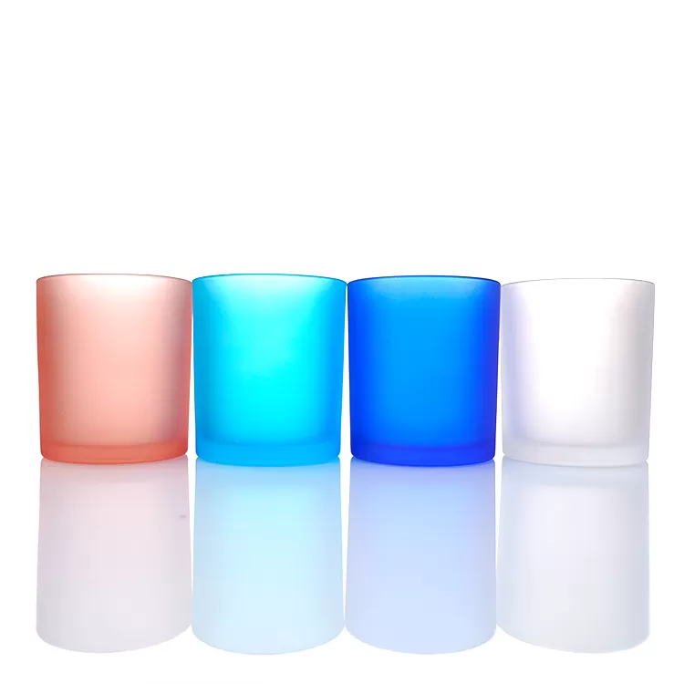 430ml Frosted Stained Glass Scented Candle Cup | Glint Featured Image