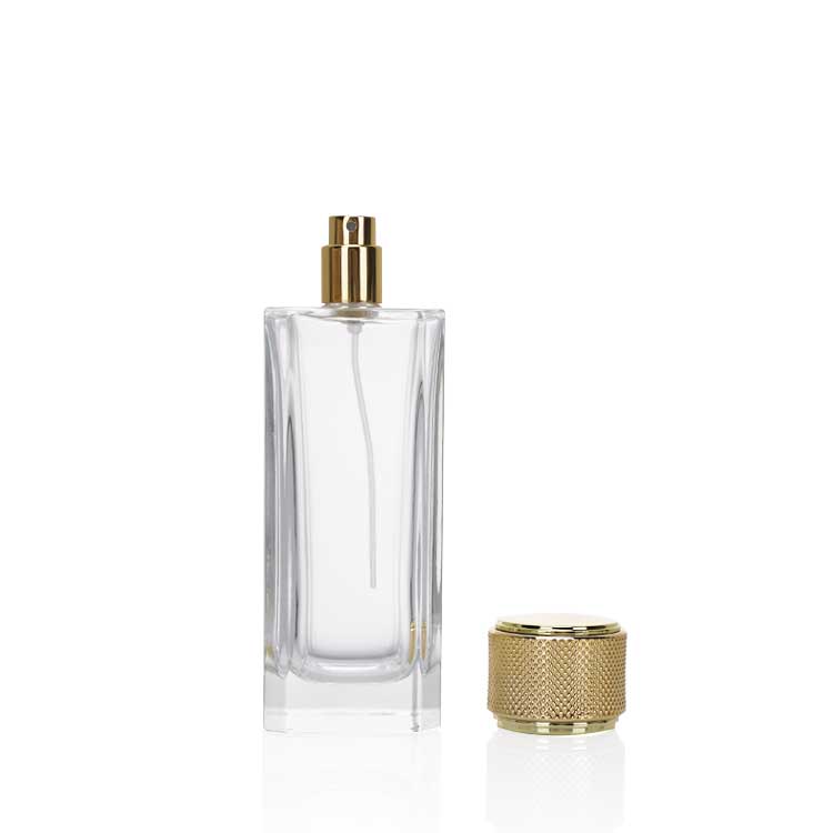 125ml Square Shape Large Glass Perfume Bottle | Glint Featured Image