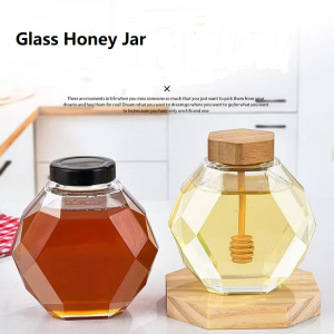 glass honey jar