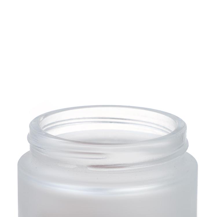 glass cream jar