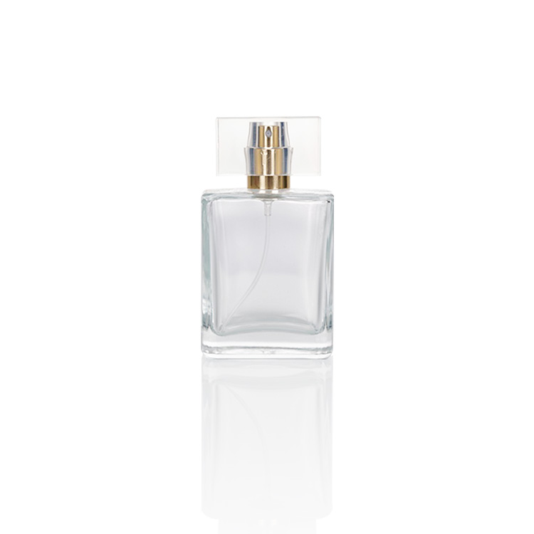 Fine Mist 50ml Flat Screw Neck Glass Perfume Bottle