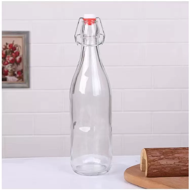 500ml Multifunctional Snap Glass Bottle