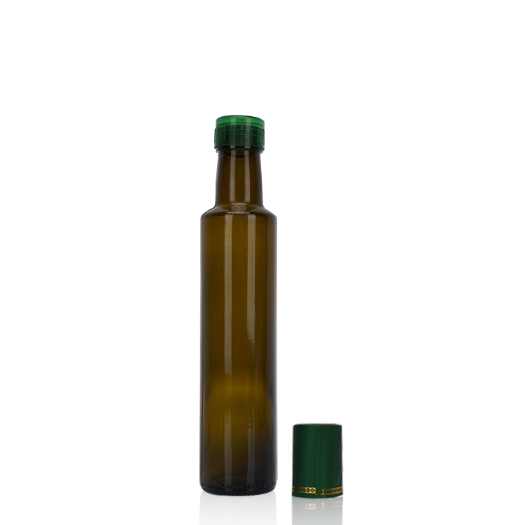 500ml Round Brown Color Glass Cooking Olive Oil Bottle