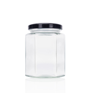 500ml Multi-size Hexagonal Honey Jar With Lid