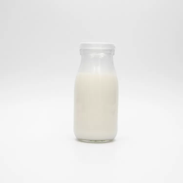 250ml Bayonet Glass Yogurt Bottle With Lid