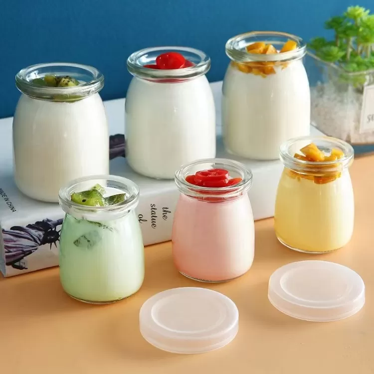 150 ml 5 oz Pudding Yogurt Glass Jar with Press Cap | Glint Featured Image