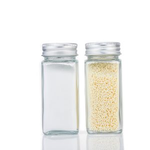 120ml Kitchen Square Seasoning Spice Glass Jar