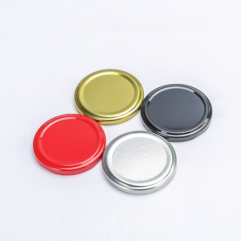 Glass metal lid