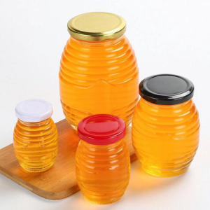 glass honey jar