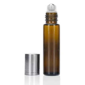 15ml Brown Glass Roller Bottle