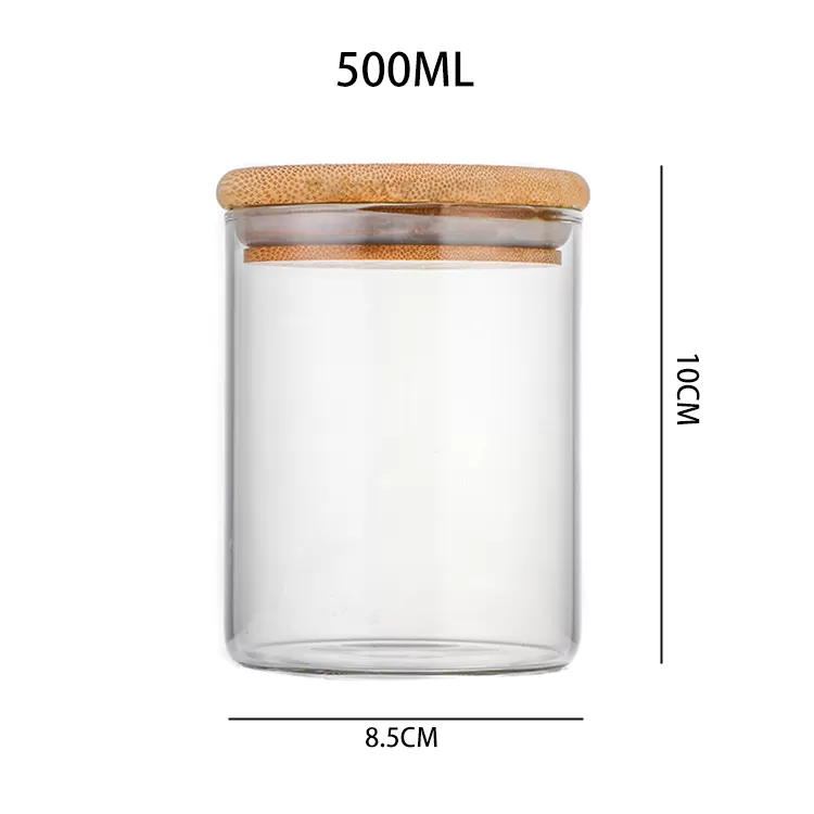 500ml Food Grade High Borosilicate Glass Storage Jar | Glint Featured Image