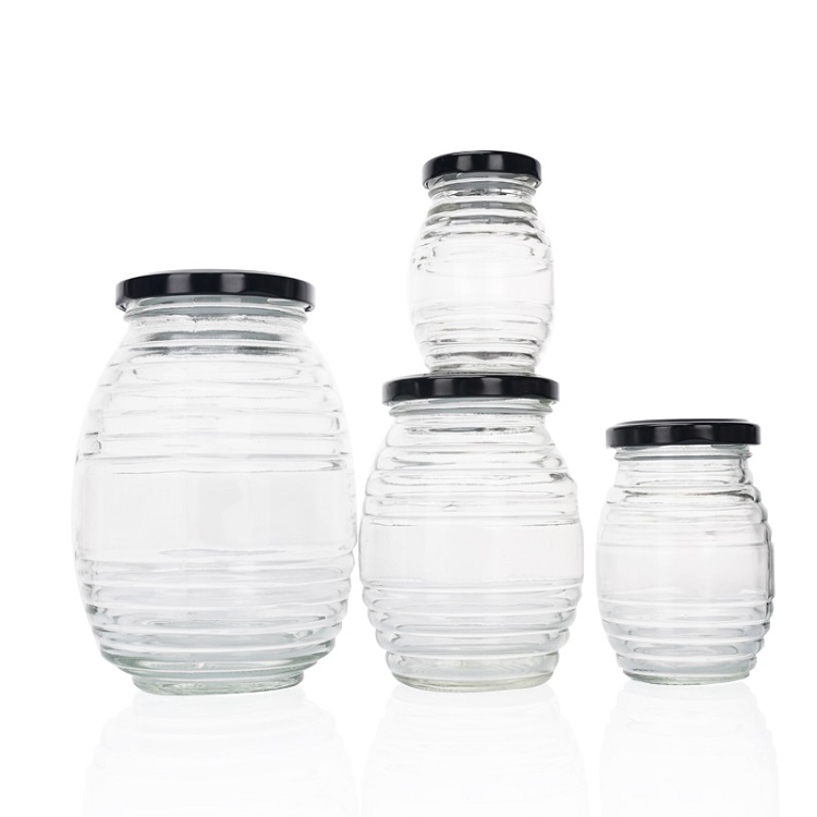 Glass Honey Jar