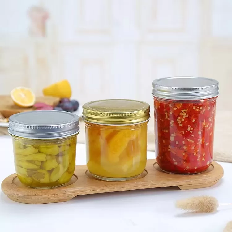 8oz Caviar Jam Glass Food Jar with Aluminum Lid | Glint Featured Image