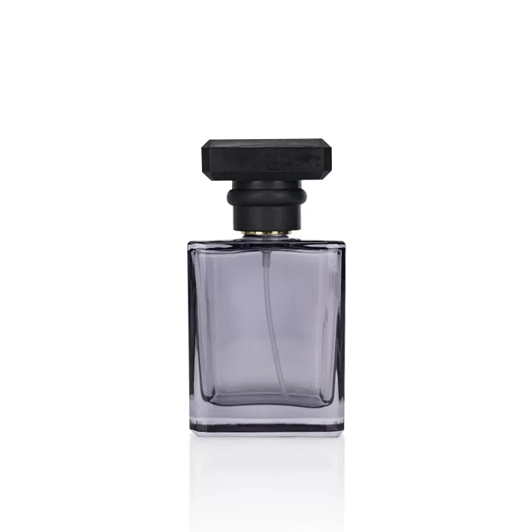 Luxury 50ml Purple Atomizer Perfume Glass Bottle