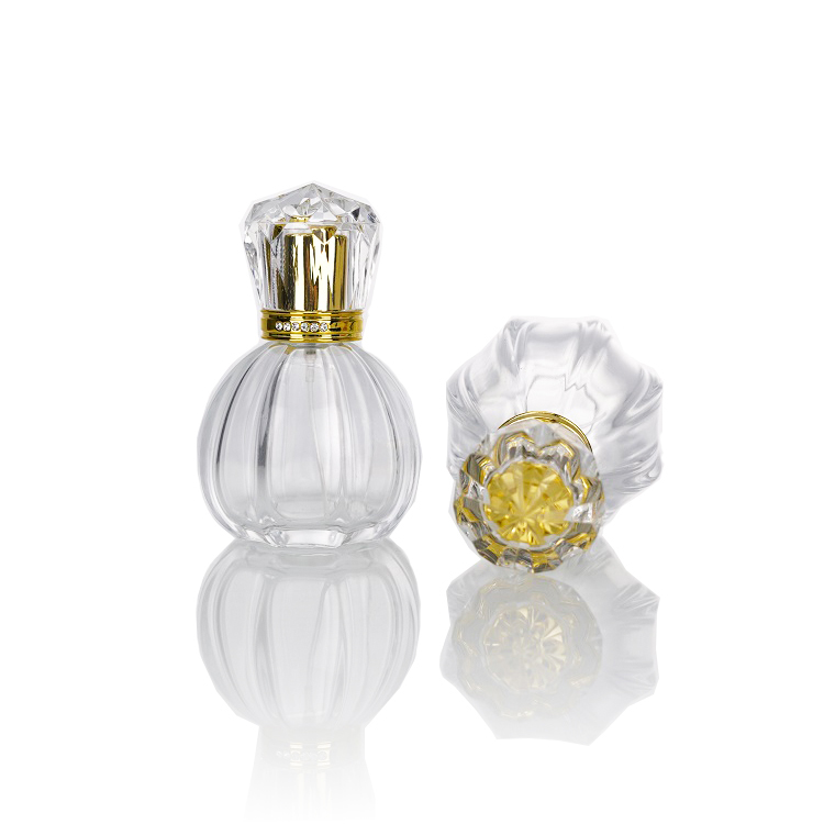 60ml 2oz Petal Glass Perfume Bottle with Screw Neck | Glint Featured Image