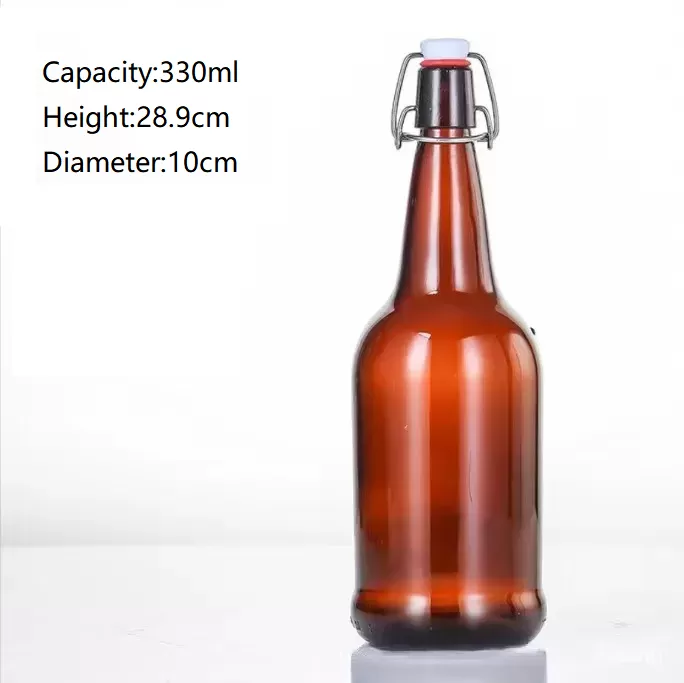 330ml Brown Beer Bottle With Cap | Glint Featured Image