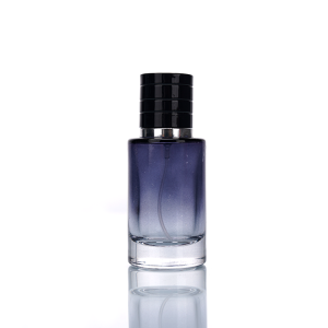 30 ml Gradient Blue Perfume Glass Bottle with Screw Neck