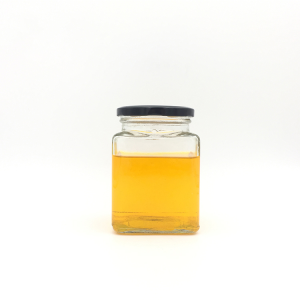 Spot 3 oz Glass Jam Jar with Square Shape