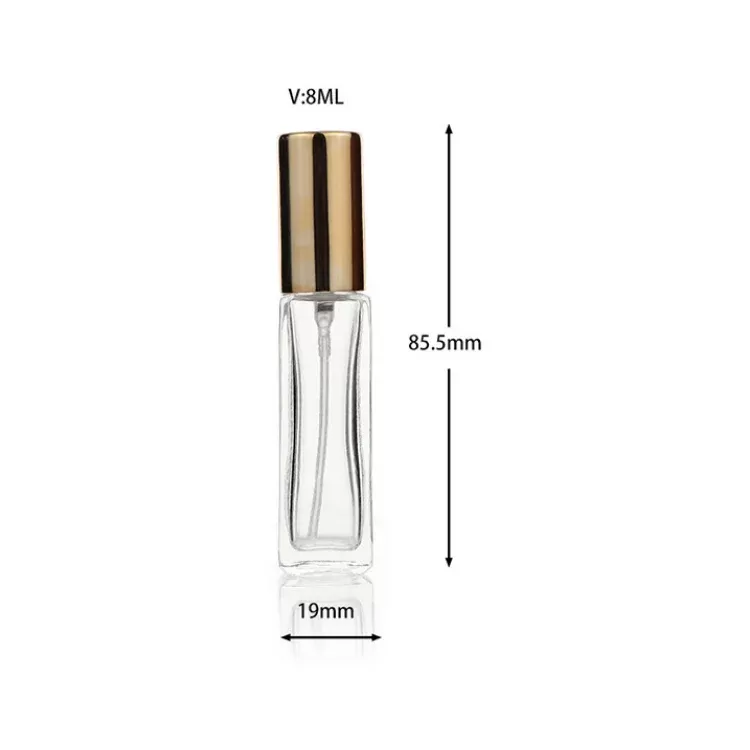 8ml Mini Square Split Glass Perfume Bottle | Glint Featured Image