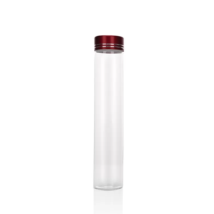 60 ml Glass Tube Vials Bottle with Gold Aluminum Cap