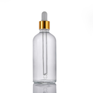 30ml Transparent Essential Oil Bottle With Rubber Tip Dropper