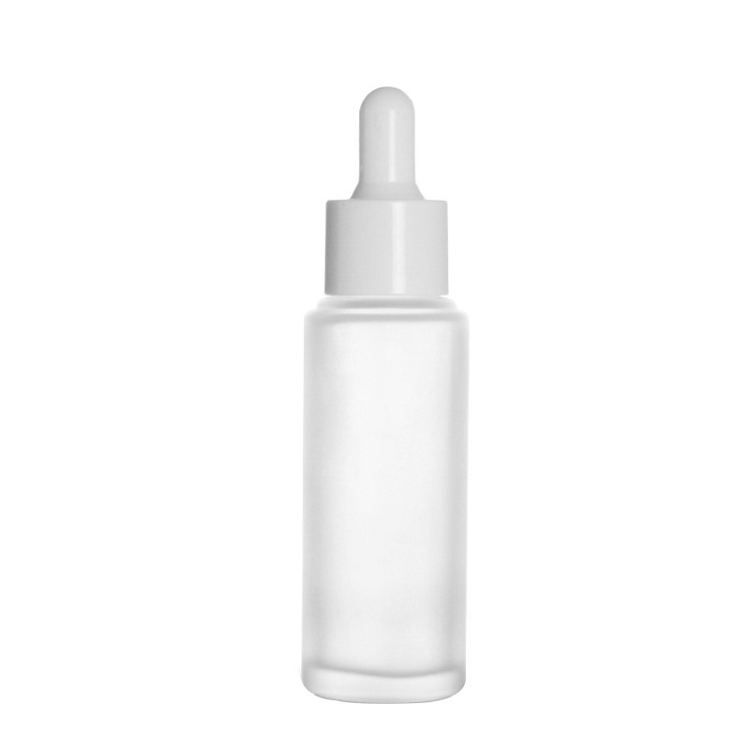 30ml Frosted Clear Cylinder Dropper Bottle