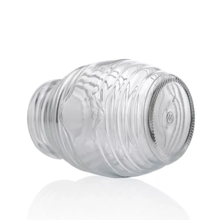 500ml Hive-Shape Glass Honey Jar with Metal Lid | Glint Featured Image