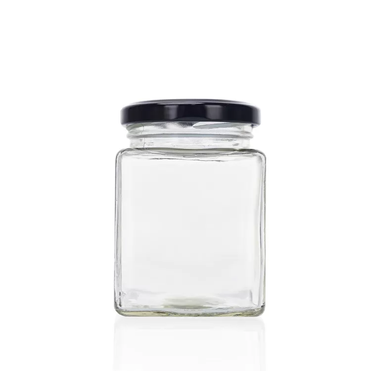 730ml Square Glass Food Storage Jar