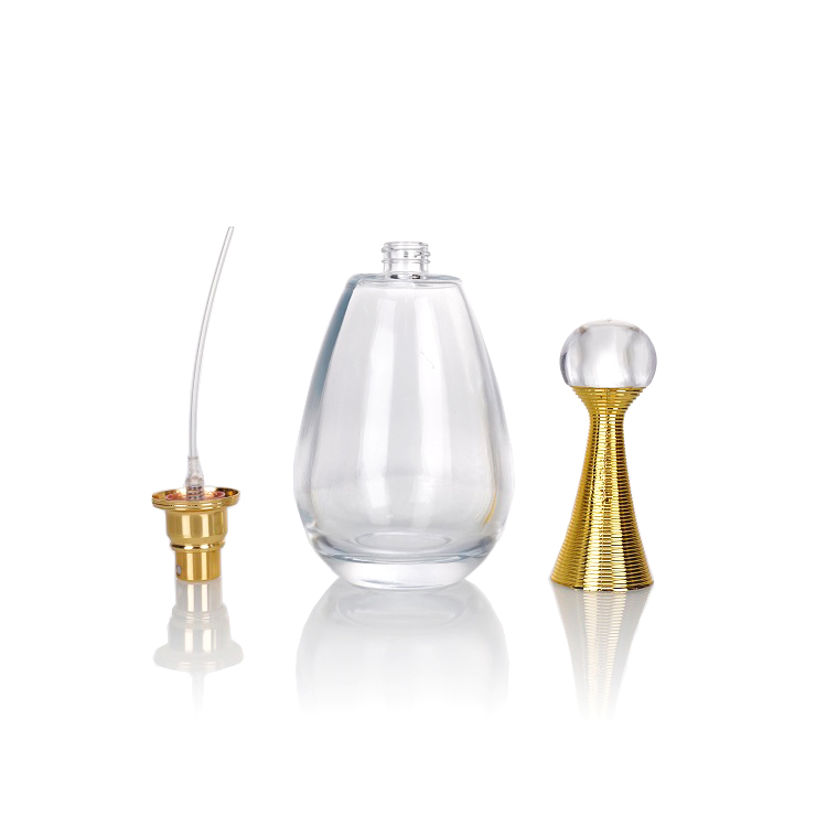 Drop Shape 30ml 50ml 100ml Glass Perfume Bottle | Glint Featured Image