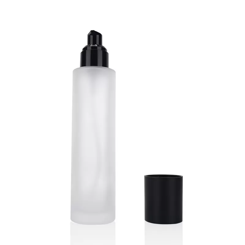 20ml to 120ml Glass Spray Mist Botttle with Black Lid