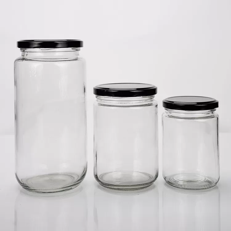 1000ml Glass Pickles Bottle with Black Metal Lid | Glint Featured Image