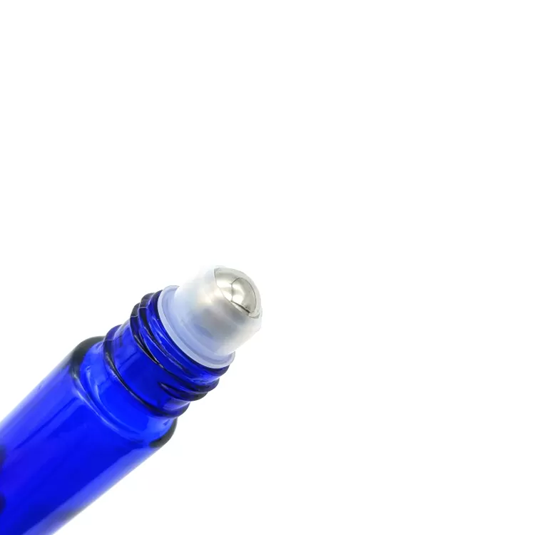 15ml Blue Glass Roll-on Cosmetic Bottle | Glint Featured Image