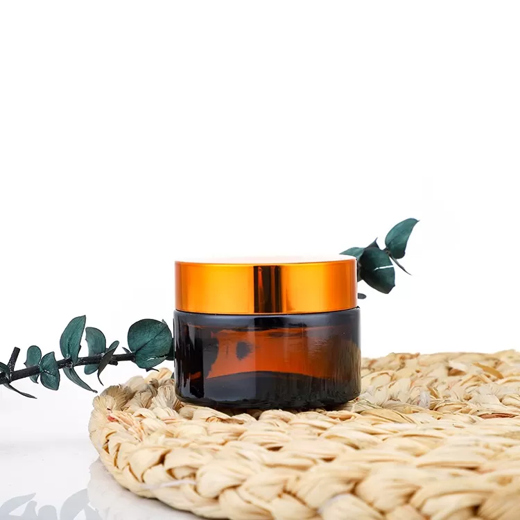 30g Brown Cream Jar Glass Skin Care Jar | Glint Featured Image