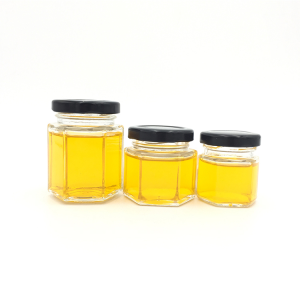 180ml Hexagonal Pickles Honey Jar Sealed Jar