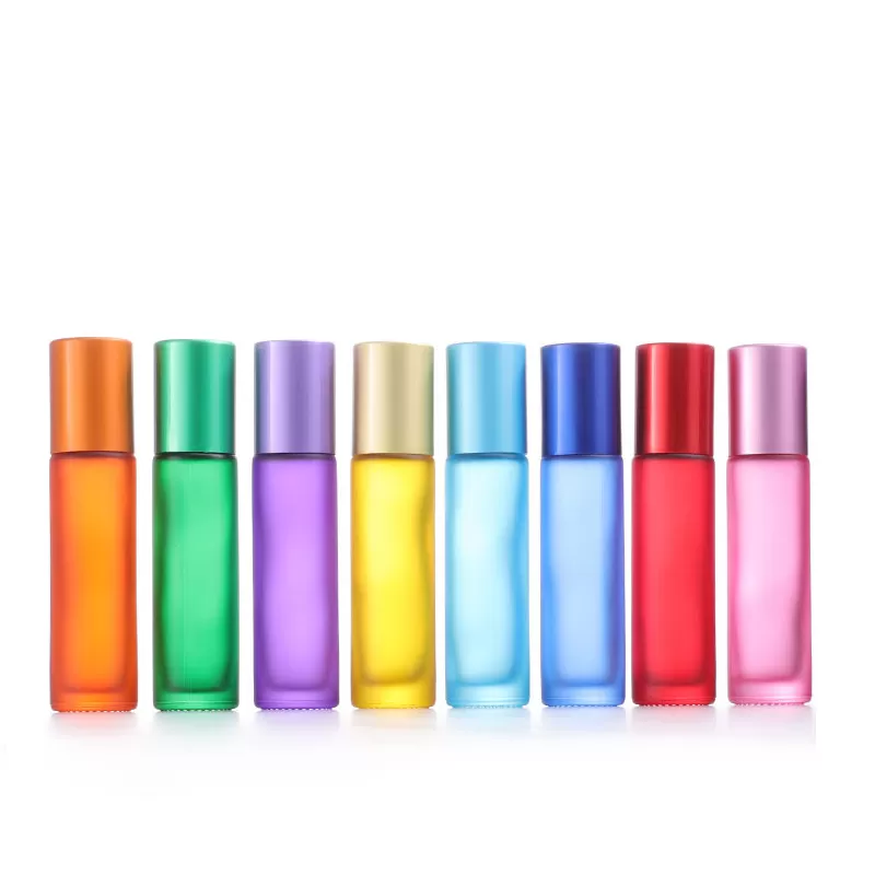 10ml Roll On Glass Bottle with Different Colors