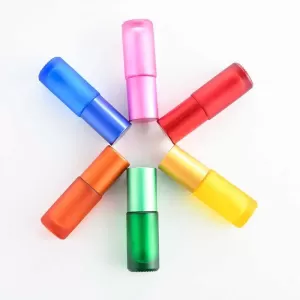 Multiple Colors Roller Ball Glass Bottle 5ml