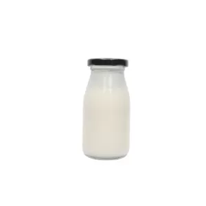 250ml Screw Top Glass Milk Bottle