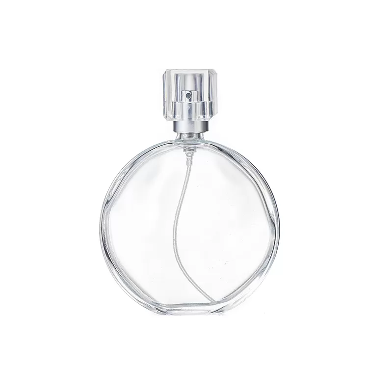 50ml 100ml Oblate Empty Glass Perfume Bottle