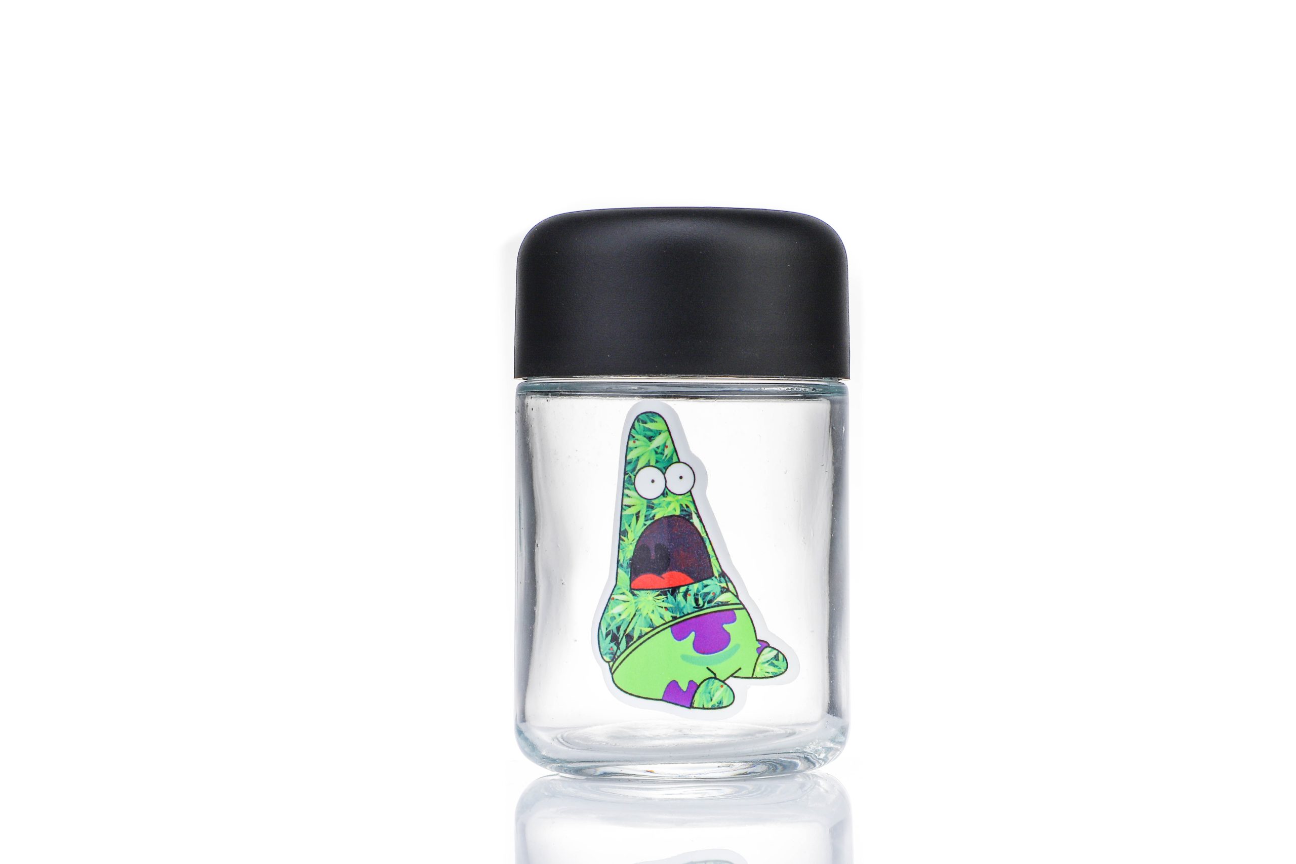 60-180ml Glass Weed Cannabis Jars