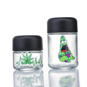 60-180ml Glass Weed Cannabis Jars