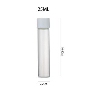 22*104mm 25ml Tube Glass Bottle with Anti-theft Cover