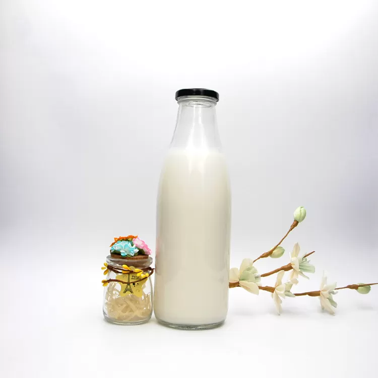 500ml Screw Seal Milk Bottle With Metal Cap | Glint Featured Image